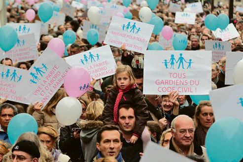 MANIFESTATION CONTRE LE MARIAGE POUR TOUS