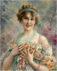 Portret de femeie, de Emile Vernon